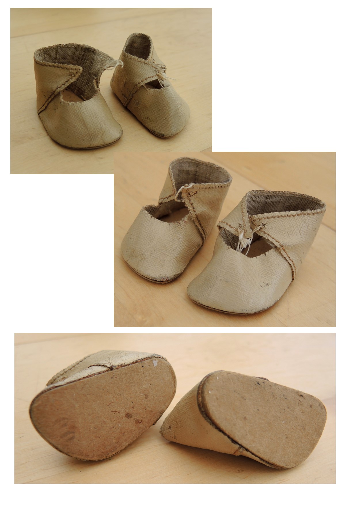 CHAUSSURES TOILE CIRE BEIGE